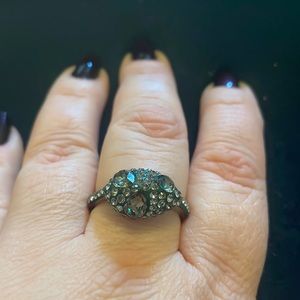 Swarovski Atelier Green Pave Ring 8
